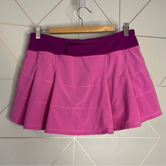Lululemon Pace Rival Skirt Skort II Pink Paradise Regal Plum - Picture 3 of 8